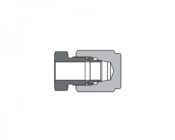 SS-TC-DHL8 Rohrverschlusskappe, Edelstahl, 1/2" Hochdruckverschraubung, 20000 psi